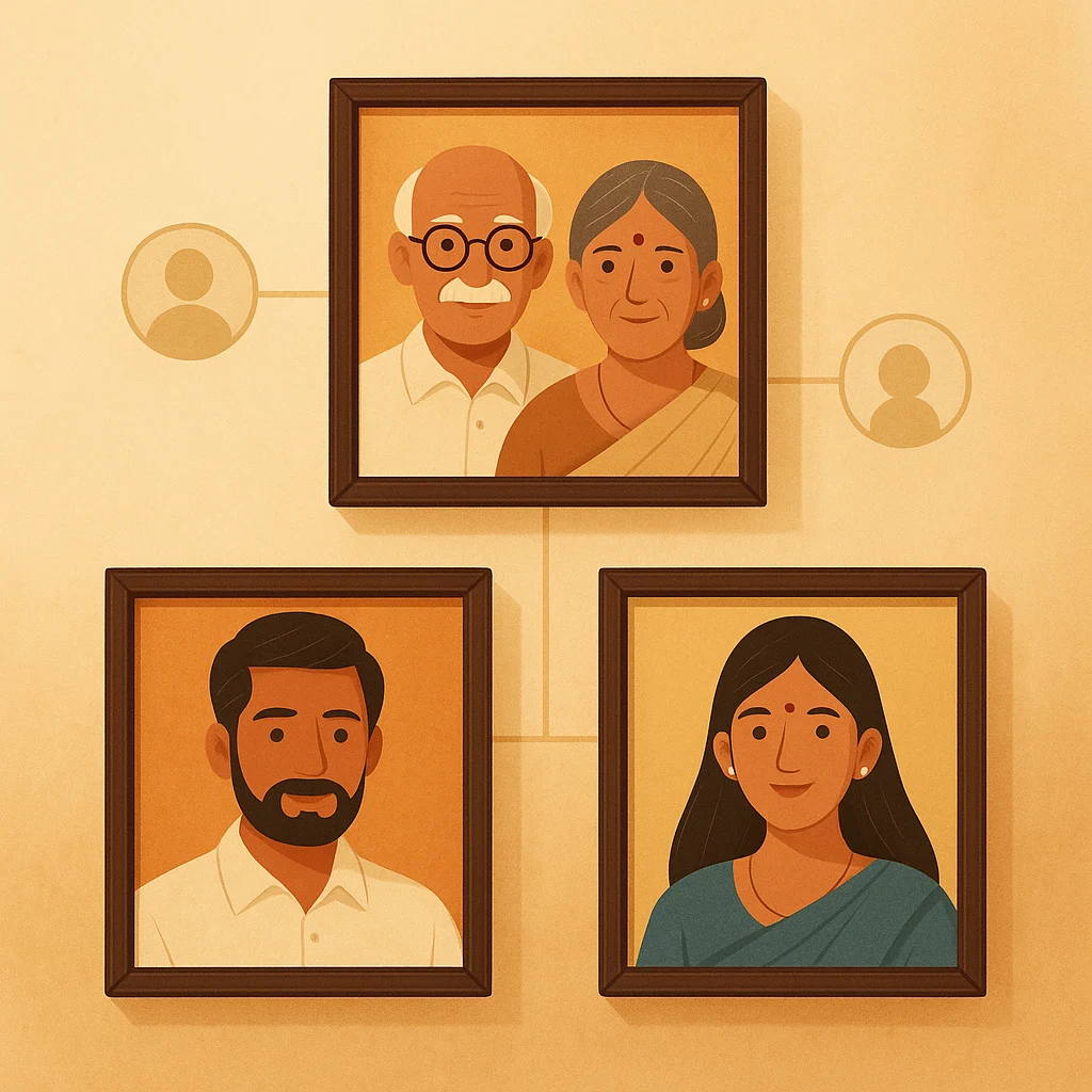 Family tree illustration